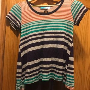 Boutique Flowey Stripped t-shirt, size small